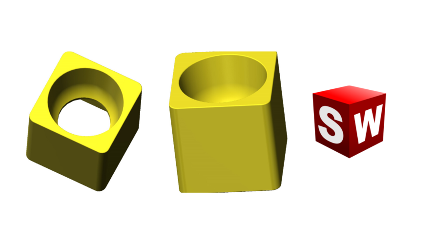Egg cup cube 3D Print 370147