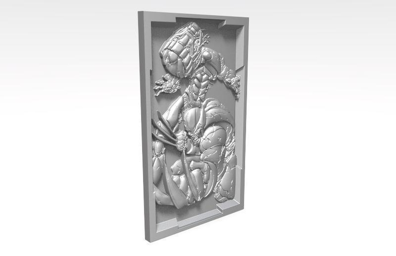 Wolverine bas-relief CNC 3D Print 370212