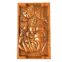 Wolverine bas-relief CNC - Thumbnail 6