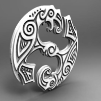 Viking raven sign CNC - Thumbnail 3