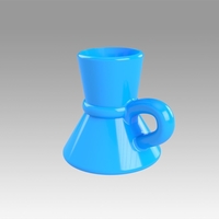 Small Star Trek Deep Space Nine Kiras Raktagino Mug replica prop 3D Printing 370297
