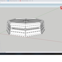 Small Octagonal Bunker (Warhammer 40,000) 3D Printing 370338