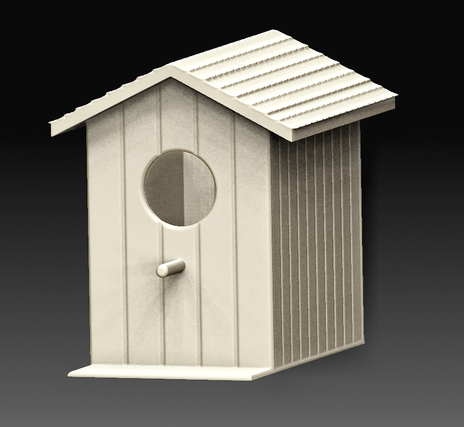 3D Pen Bird House (Template) by joshvv