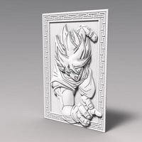 Goku dragon ball bas-relief CNC - Thumbnail 4