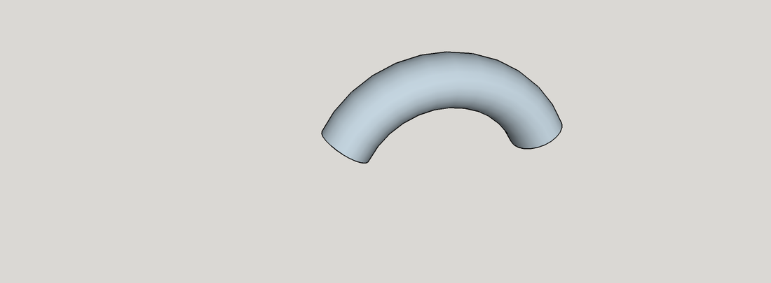 Curva para ducteria Eléctrica 3D Print 370401