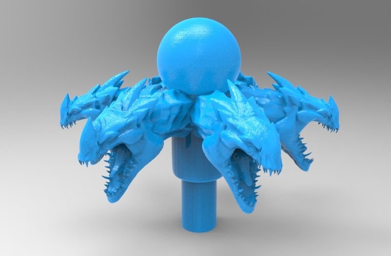 dragon fountain 3D Print 37050