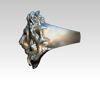 Lion King Detailed model ring (RP jewelry) - Thumbnail 3