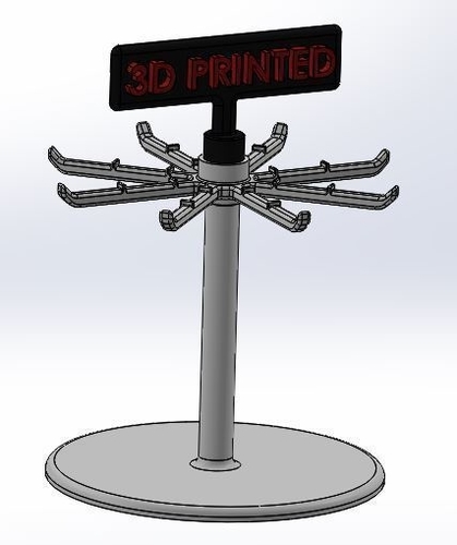 Rotating Stand for keychains 3D Print 370560