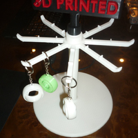 Small Rotating Stand for keychains 3D Printing 370561
