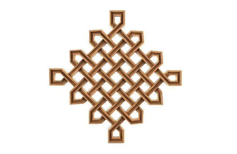 Celtic knot ornament CNC 3D Print 370671