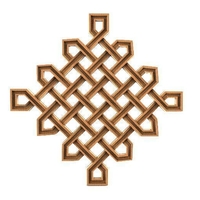 Celtic knot ornament CNC - Thumbnail 1