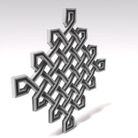 Celtic knot ornament CNC - Thumbnail 2