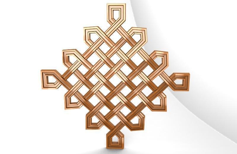 Celtic knot ornament CNC 3D Print 370676