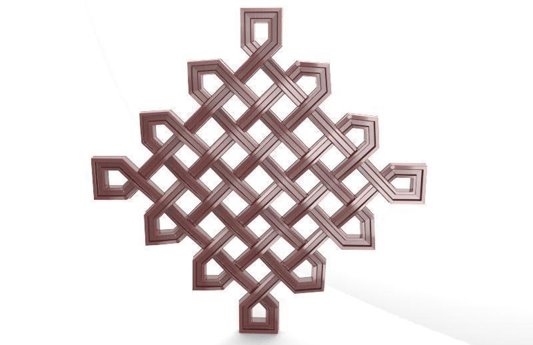 Celtic knot ornament CNC 3D Print 370677