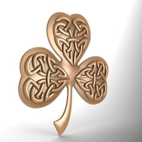 Celtic clover ornament CNC - Thumbnail 2