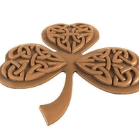 Celtic clover ornament CNC - Thumbnail 3