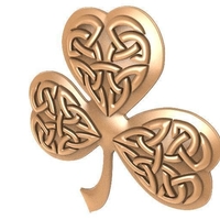 Celtic clover ornament CNC - Thumbnail 4