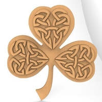 Celtic clover ornament CNC - Thumbnail 7