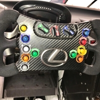 DIY LEXUS RC F GT3 2017 STEERING WHEEL - Thumbnail 1