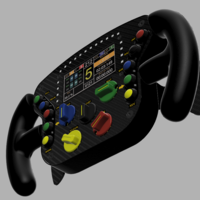 DIY PORSCHE RSR GTE 2017 STEERING WHEEL - Thumbnail 2