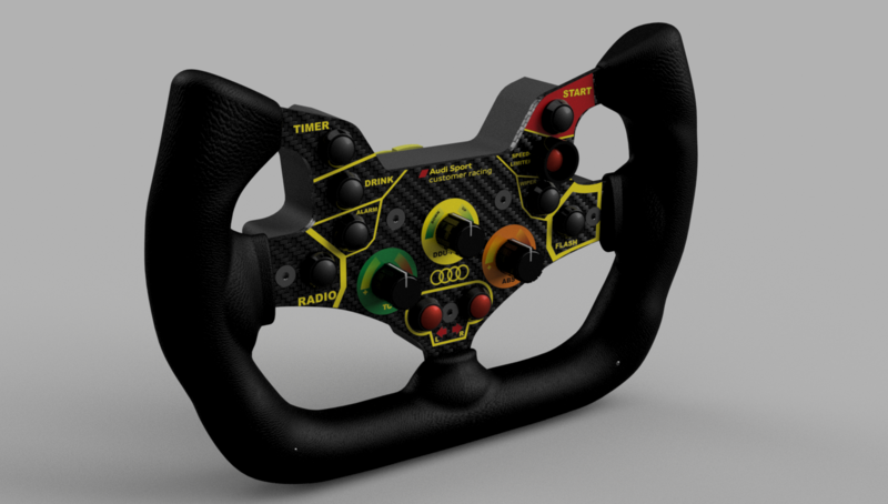 DIY AUDI R8/LAMBORGHINI HURACAN STEERING WHEEL