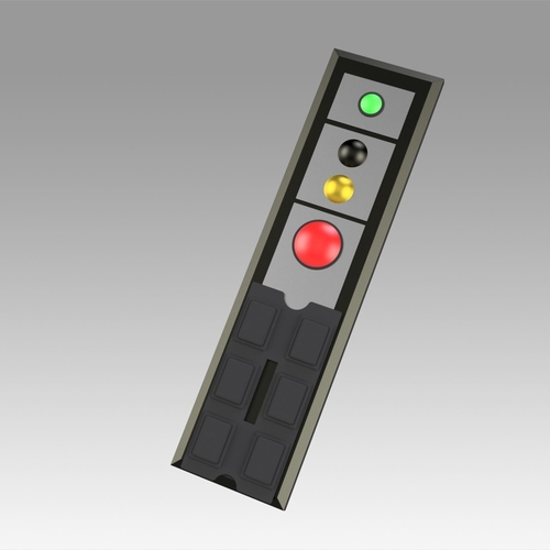 Star Trek Enterprise Remote Control or Hand Held Button Control  3D Print 370771