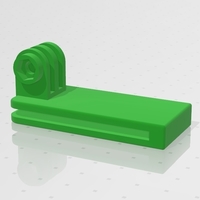 Small GOPRO CAP MOUNT 3D Printing 370818