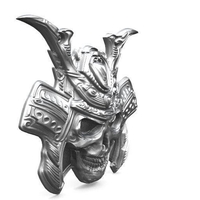 ​Samurai skull pendant - Thumbnail 2