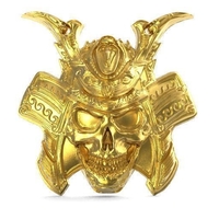 ​Samurai skull pendant - Thumbnail 5