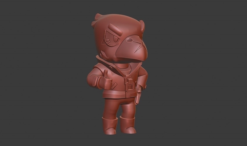Brawl Stars- Crow figurine