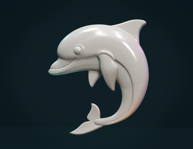 Dolphin relief 3D Print 370972