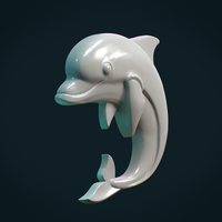 Dolphin relief - Thumbnail 2