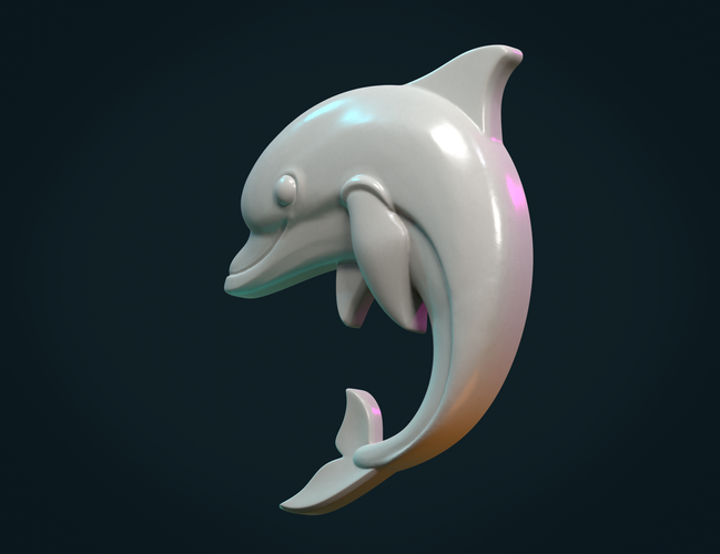 Dolphin relief 3D Print 370974