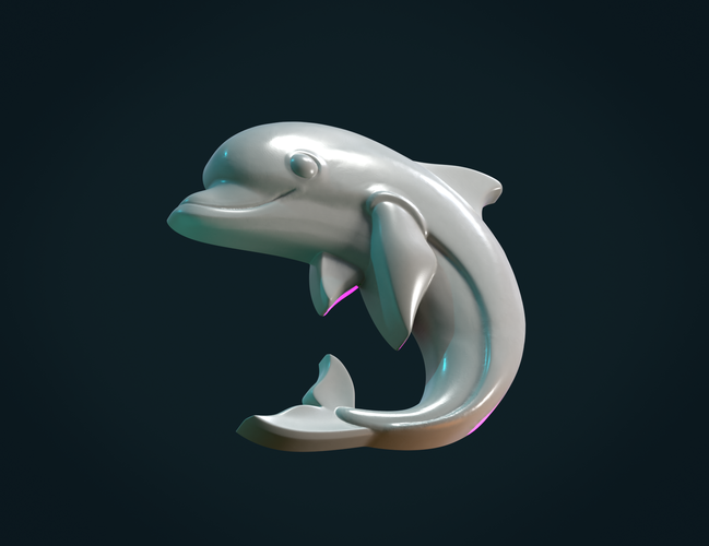 Dolphin relief 3D Print 370975