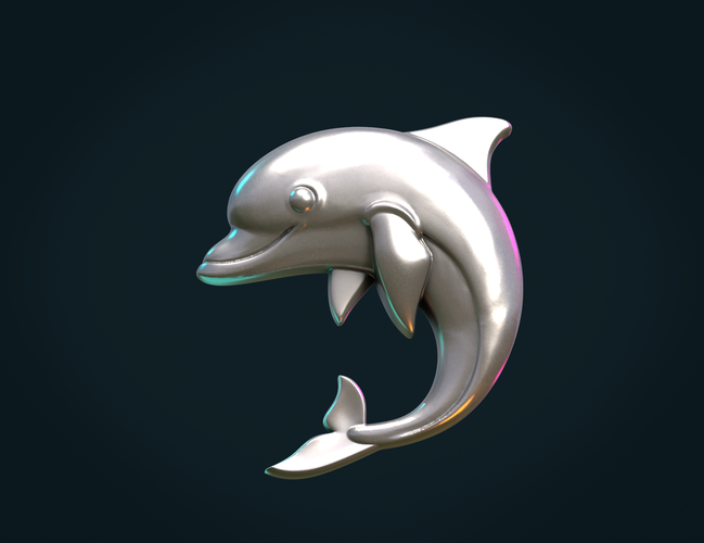 Dolphin relief 3D Print 370977