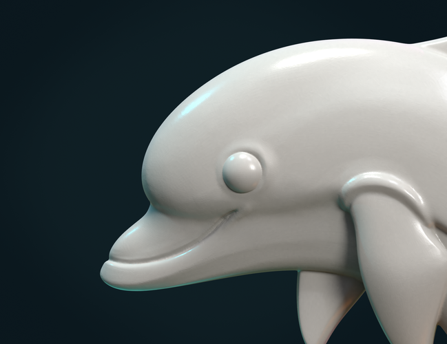 Dolphin relief 3D Print 370979