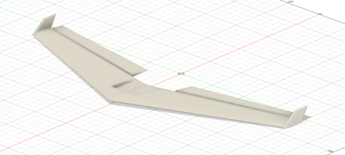 RC Flying Wing 3D Print 371046