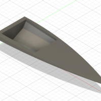 Small rc boat 3D Printing 371048