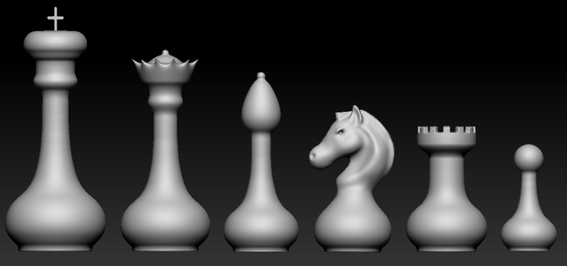 Chess models set