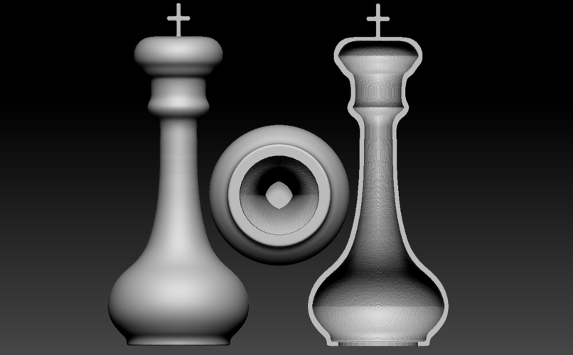 Chess models set 3D Print 371125