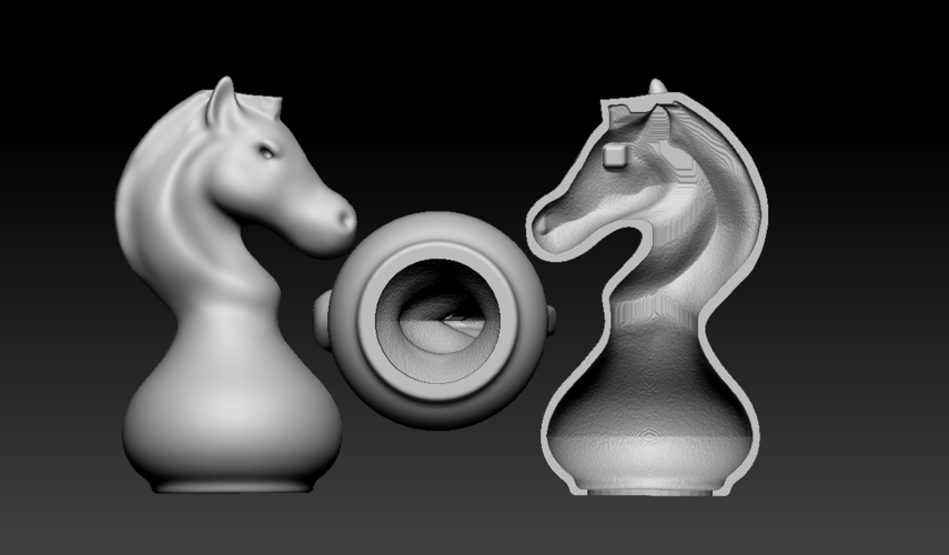 Chess models set 3D Print 371126