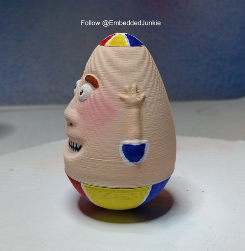 Humpty Dumpty Roly-Poly Toy 3D Print 3713