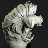 3D Minotaur Print Ready - Thumbnail 5