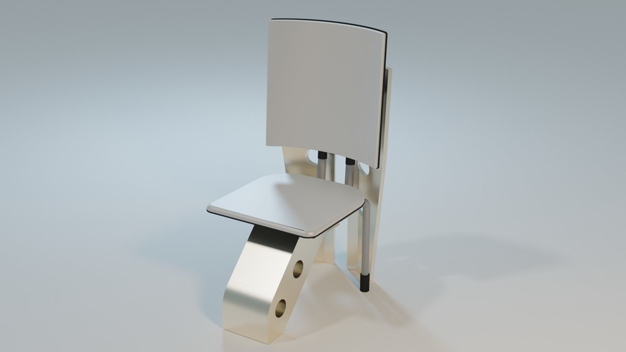 Futuristic table and chair 3D Print 371327