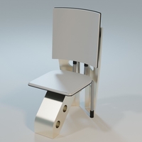 Futuristic table and chair - Thumbnail 6