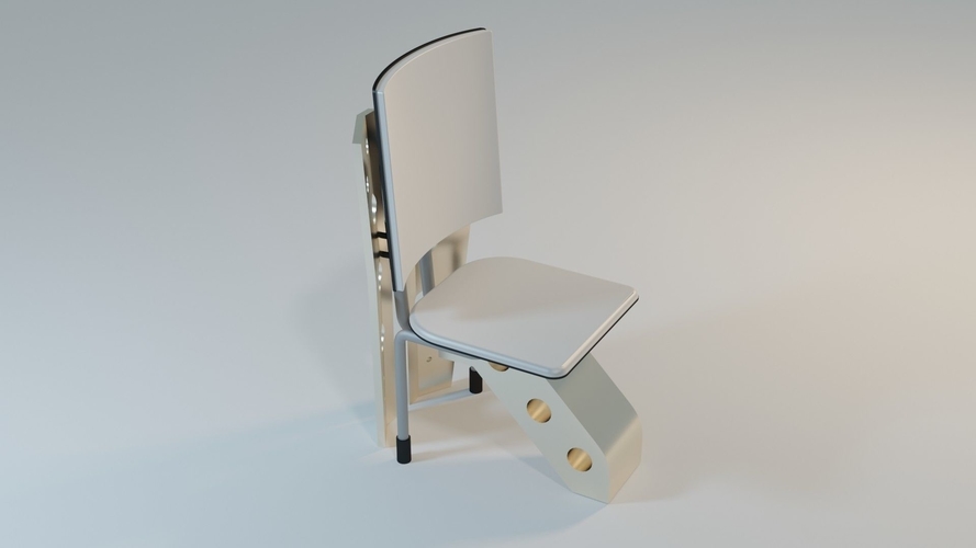Futuristic table and chair 3D Print 371331