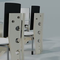 Futuristic table and chair - Thumbnail 15