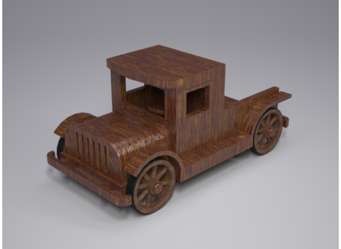 Truck toy vintage 3D Print 371340