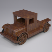 Small Truck toy vintage 3D Printing 371340