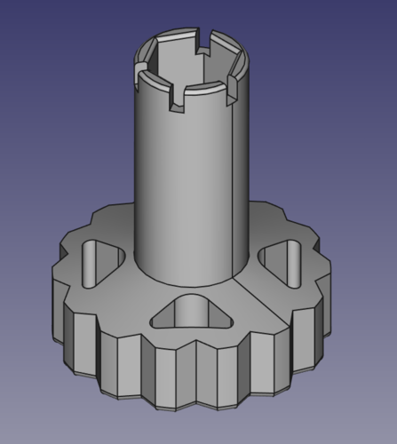 Pin-Lock Keg Post Wrench 3D Print 371361